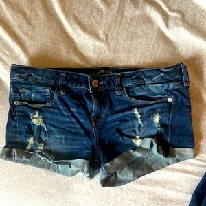 Express denim shorts